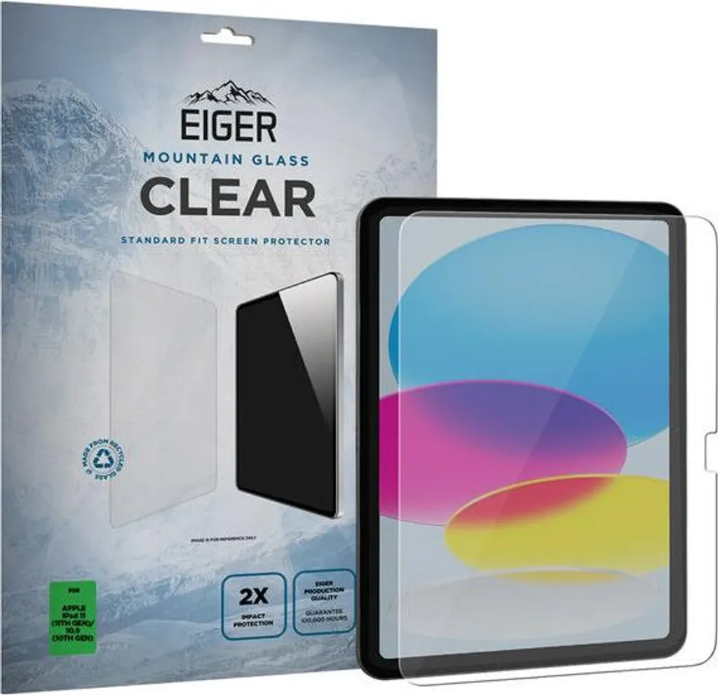 Eiger Schutzglas Apple iPad Pro 11 pouces vitre protection écran 9H - 9