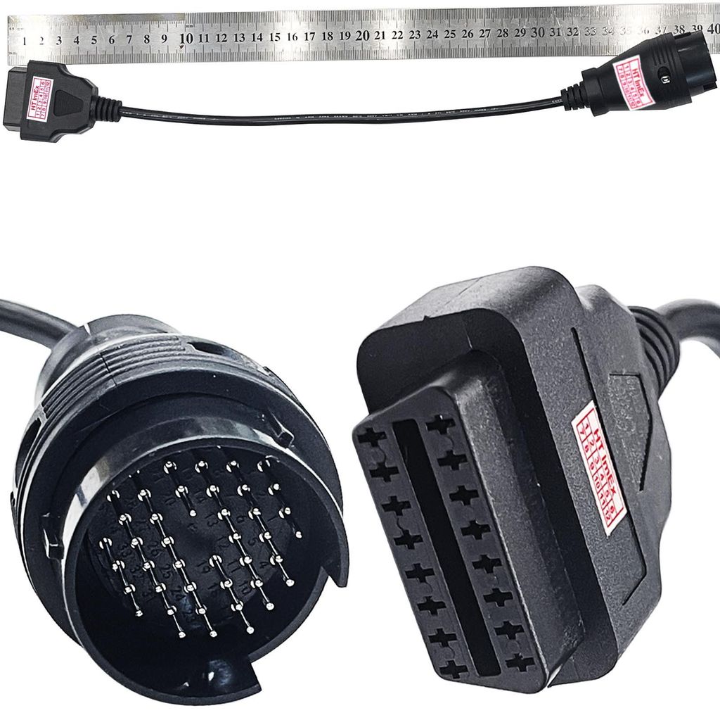 OBD2 Service Adapter kompatibel mit Mercedes Benz 38 Pin Rundstecker