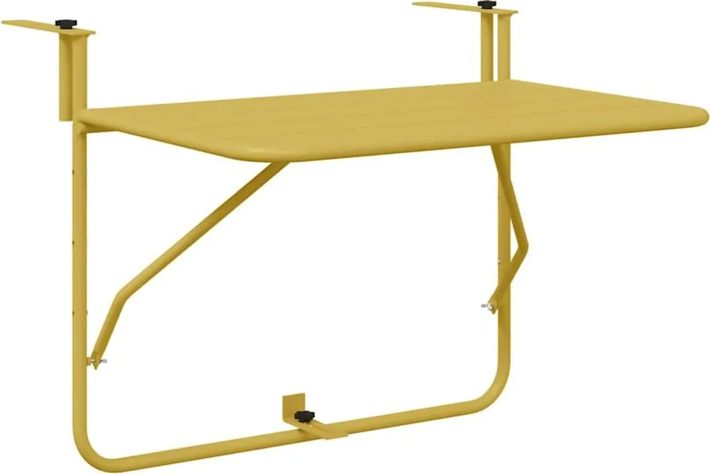 Tavolino da Ringhiera SYFAX™ Oro - Atmosfere da Sogno in Balcone