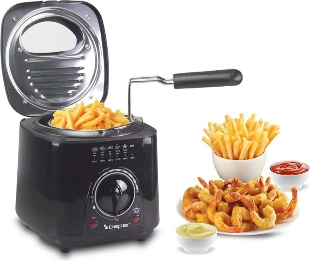 Friteuse électrique compacte pour frites maison rapides et gain de place - 2
