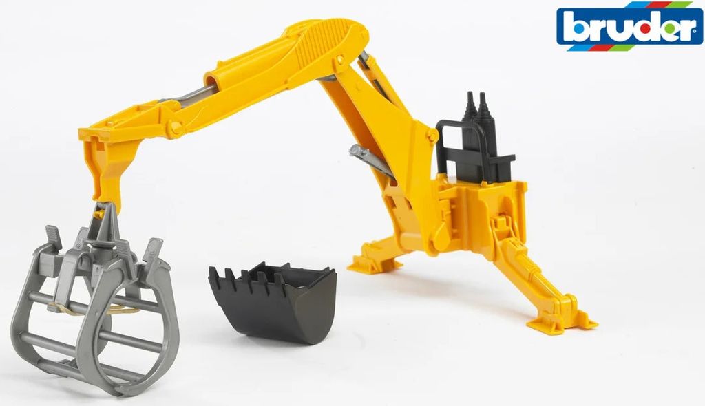 BRUDER Rear hydraulic arm, Černá, Šedá, Žlutá Obrázek produktu 