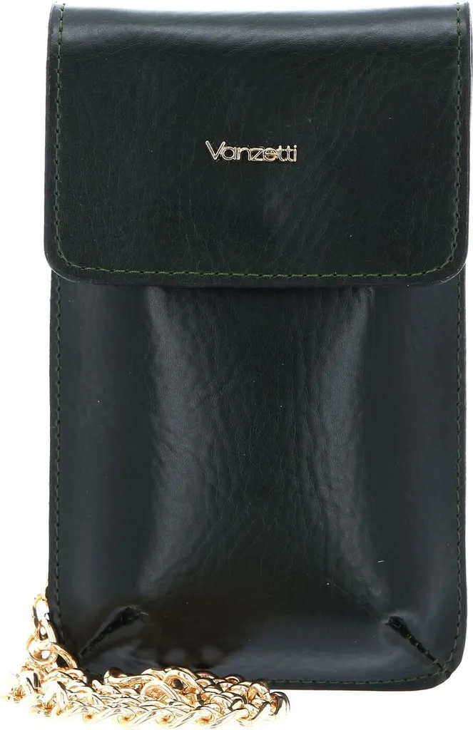 Vanzetti Borsa Smartphone Pelle Verde Cypress: Regalo Ideale Donna