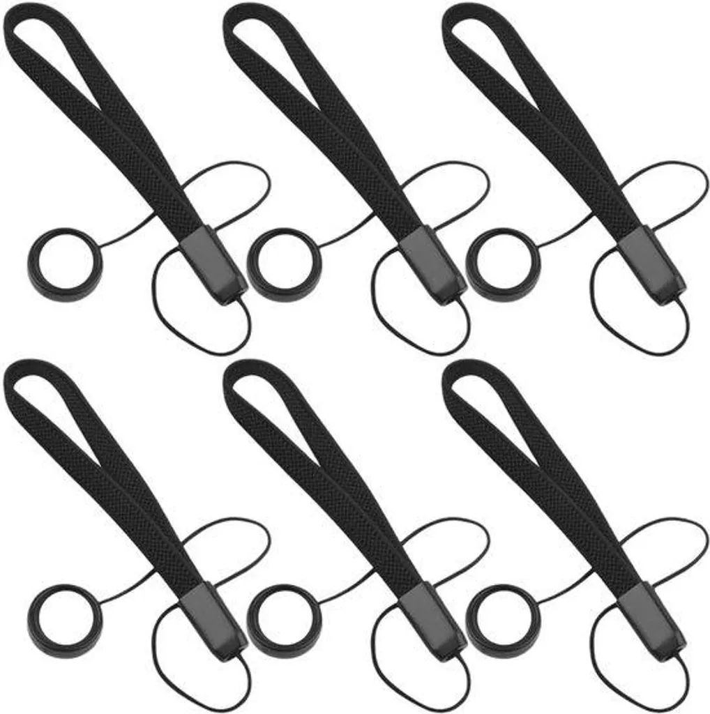 Cordon appareil photo lot de 6 attaches avec boucle de sécurité fine