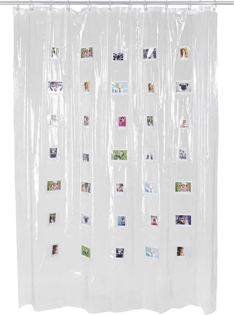 Rideau de Douche Fujifilm Instax 183x200 Anti-Moisissure et Grand Format