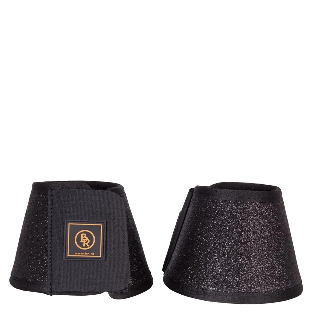 Campane BR Jump Glitter Nero Taglia S | Protezione Zoccoli Cavallo