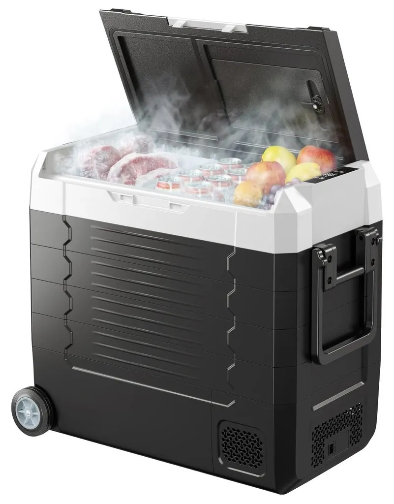Réfrigérateur portable 55L pour Camping, Pêche et Camion - Froid Bi-Zone