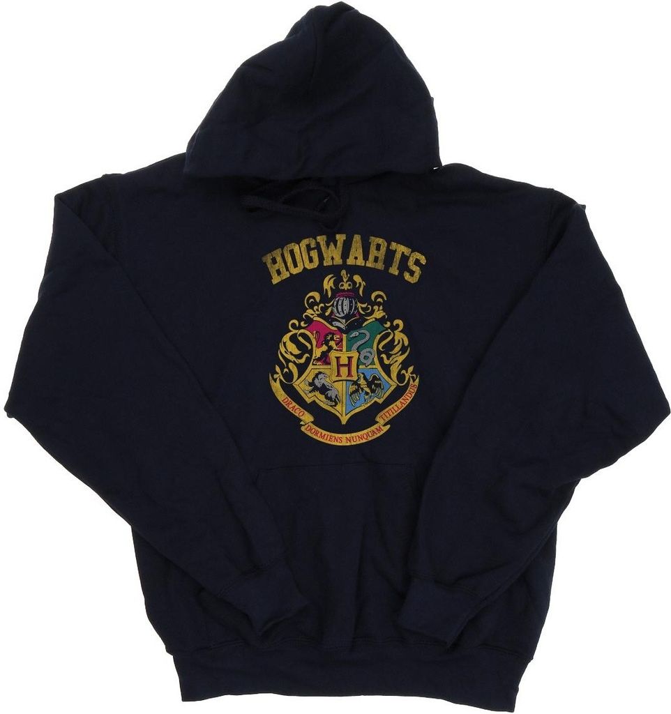 Harry Potter - "Hogwarts" Kapuzenpullover für Damen BI9085 (L) (Marineblau)
