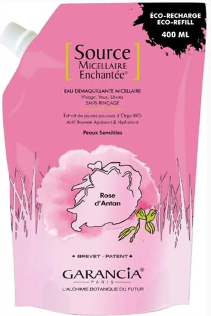 Démaquillant Rose Ancienne Garancia Source Micellaire - Soin Douceur 400ml