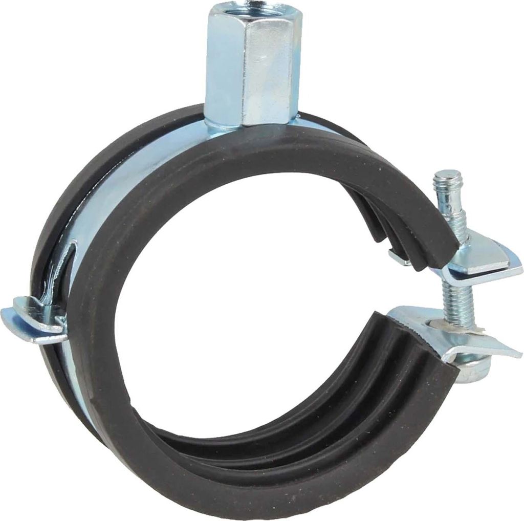 tecuro Einhand Schraubrohrschelle, M8/M10, verzinkt 20-23 mm
