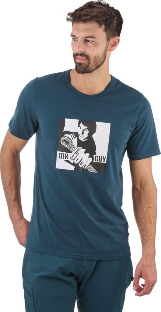 Edelrid Me Splice Guy T - Herren T-Shirt aus Baumwolle, Farbe:186 blueberry, Größe:S