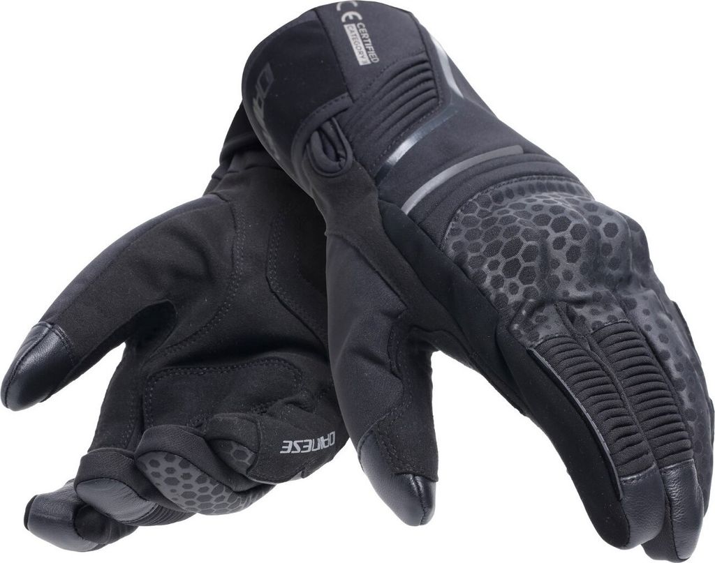 Dainese Tempest 2 D-Dry Motorradhandschuhe kurz, schwarz, S