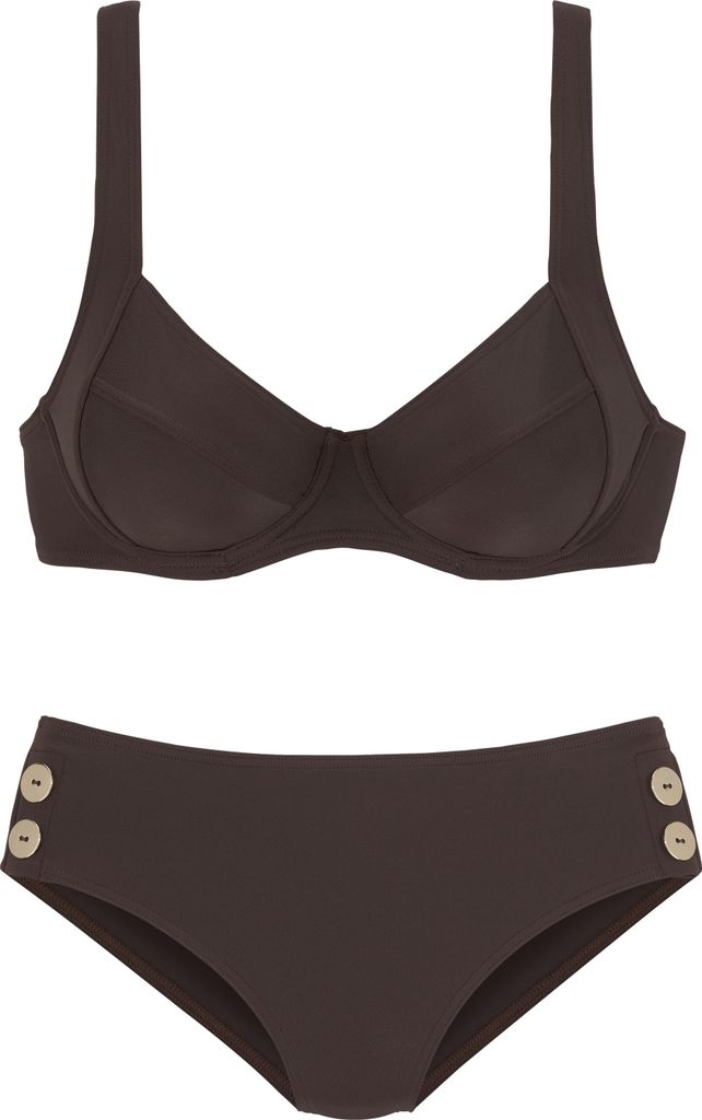 VIVANCE Bügel-Bikini dunkelbraun Größe 40 Cup G