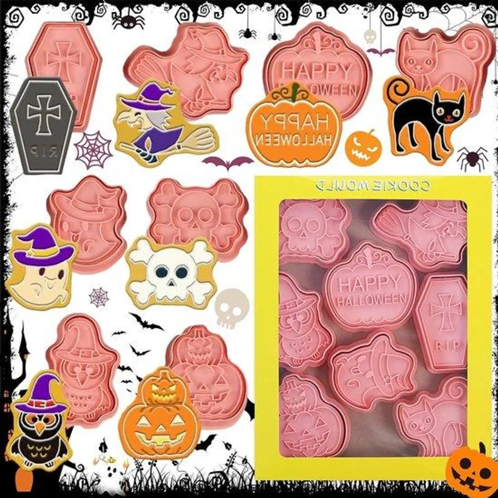 Kit pâtisserie Halloween enfant pour biscuits 3D et ateliers ludiques