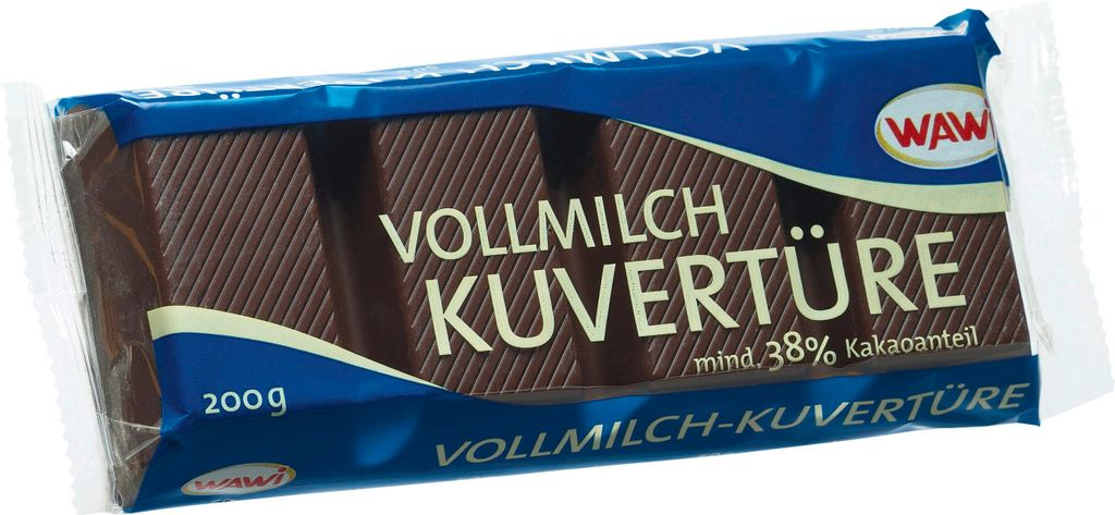 Wawi Kuvertüre Vollmilch (200 g) Produktbild 
