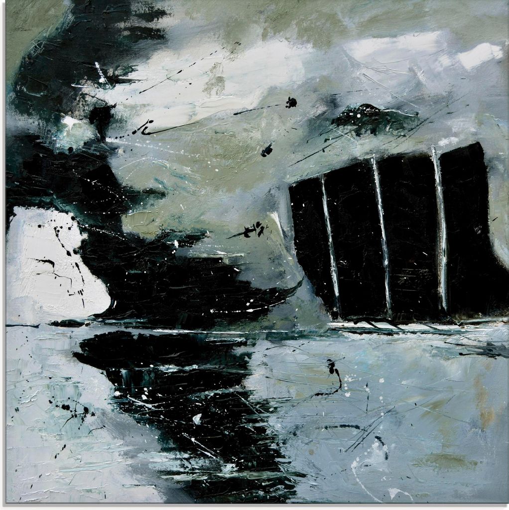 ARTland Glasbild Abstrakt XVI Größe: 50x50 cm