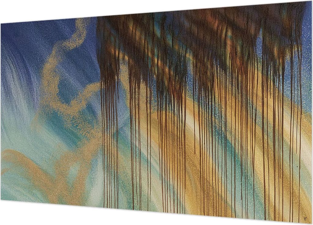 Fototapete - Wandbilder für Wohnzimmer - 416x254 - Dekorative Wandfolie - Modernes Design für Wanddekoration - Tapeten für Innenräume - Abstrak...