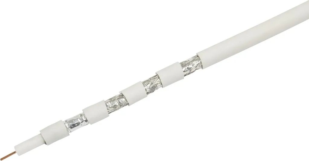 Câble Coaxial 100m Anti-Interférence pour Corriger les Pertes TV