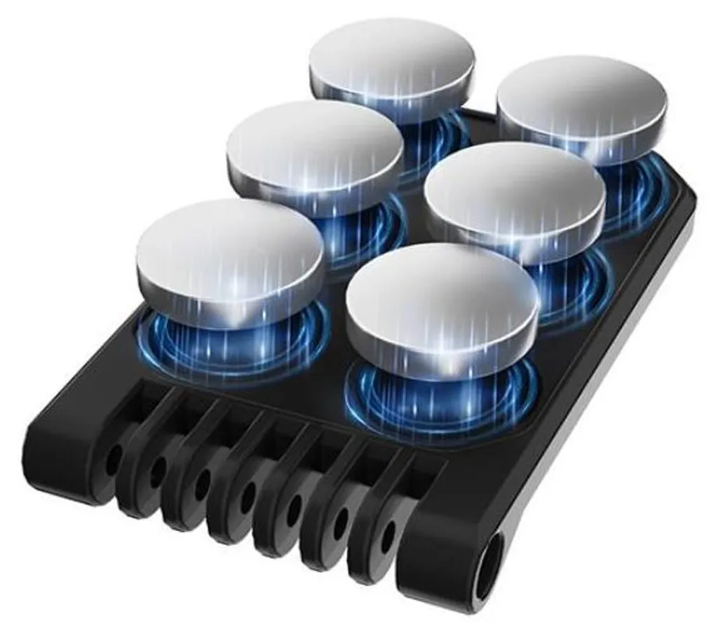 Staffa Magnetica DJI Pocket 3 Blu - Base Regolabile Quick Release - 14