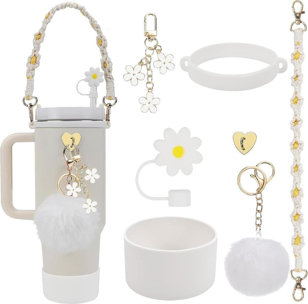 Stanley Cup Zubehör Set - Silikon Stiefel, Strohhalm Produktbild 