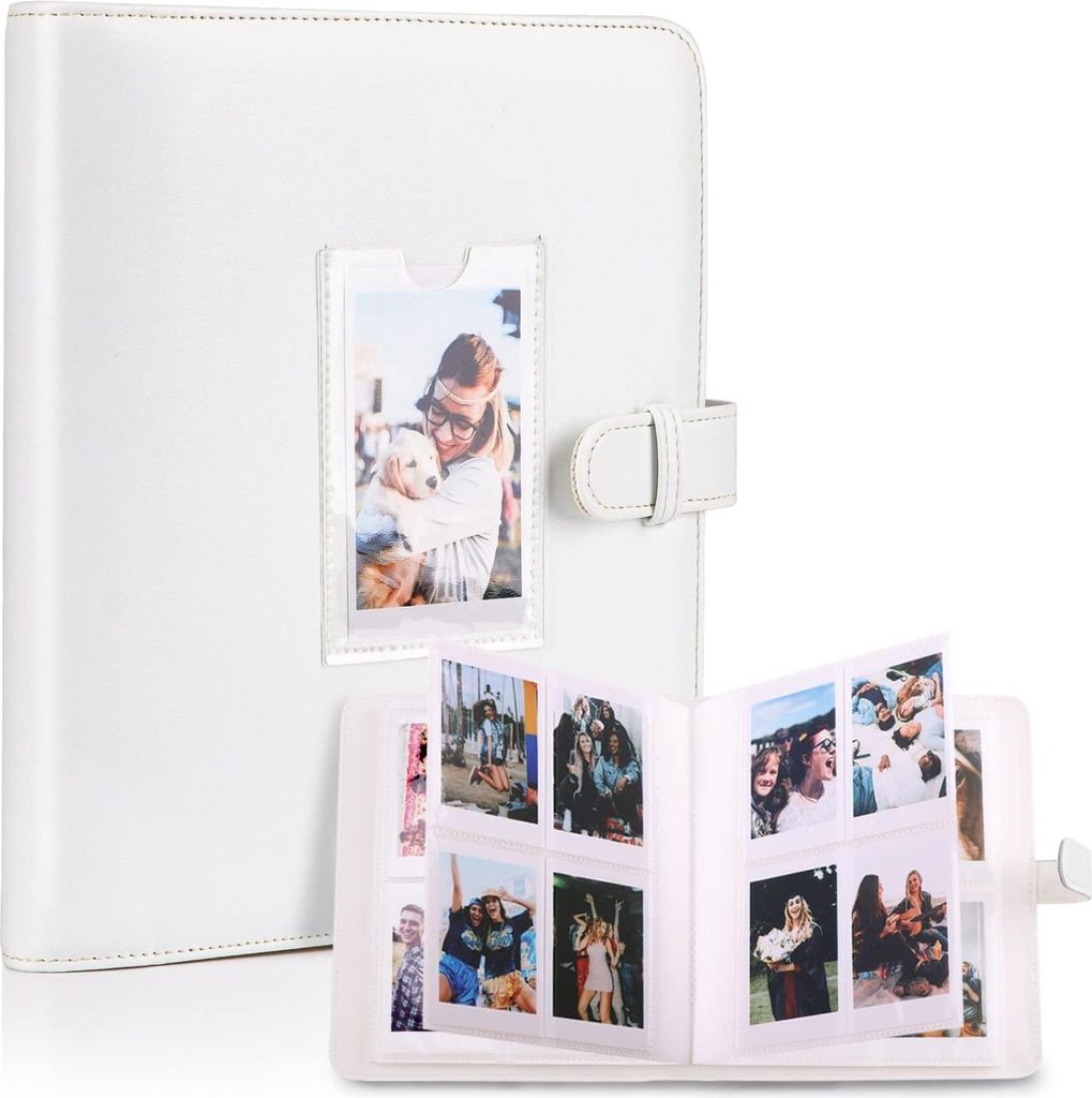 Fotoalbum mit 272+1 Taschen kompatibel mit Instax 3 Zoll Film- kompatibel mit Fujifilm Instax Mini 90 9 8 8+ 70 7c 7s 11 50s 7+ 25 Mini LiPlay Mini...