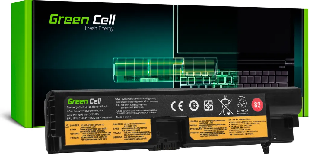 Batterie ordinateur portable Green Cell idéale pour le télétravail nomade