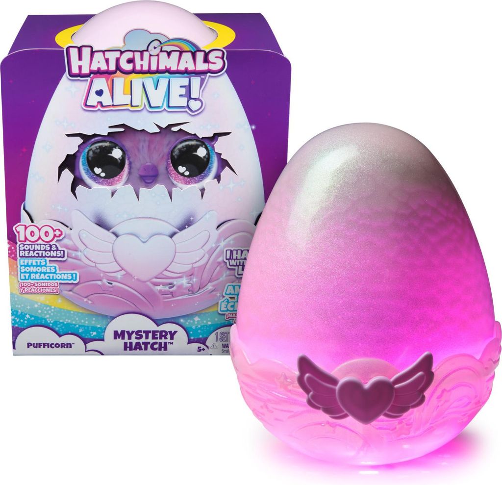 Hatchimals Alive Mystery Ei Pufficorn, Junge/Mädchen, 5 Produktbild 