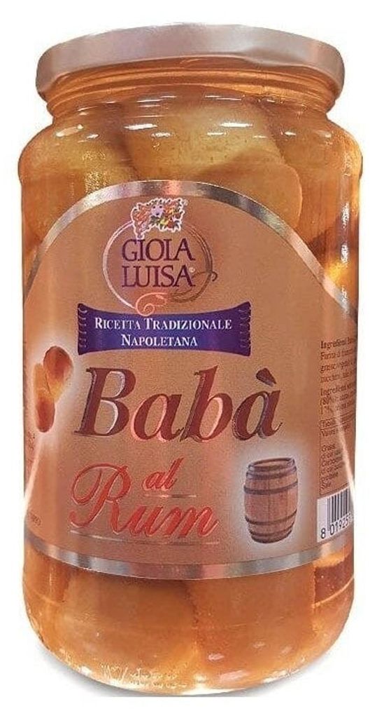 Mini babas au rhum, présentés dans un bocal de 580 ml, Image du produit 