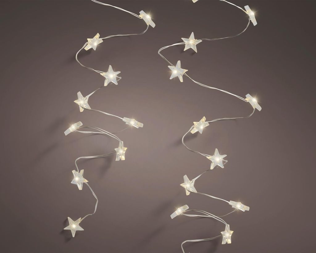 Lumineo Micro LED Strangbeleuchtung Stern 195 cm Produktbild 