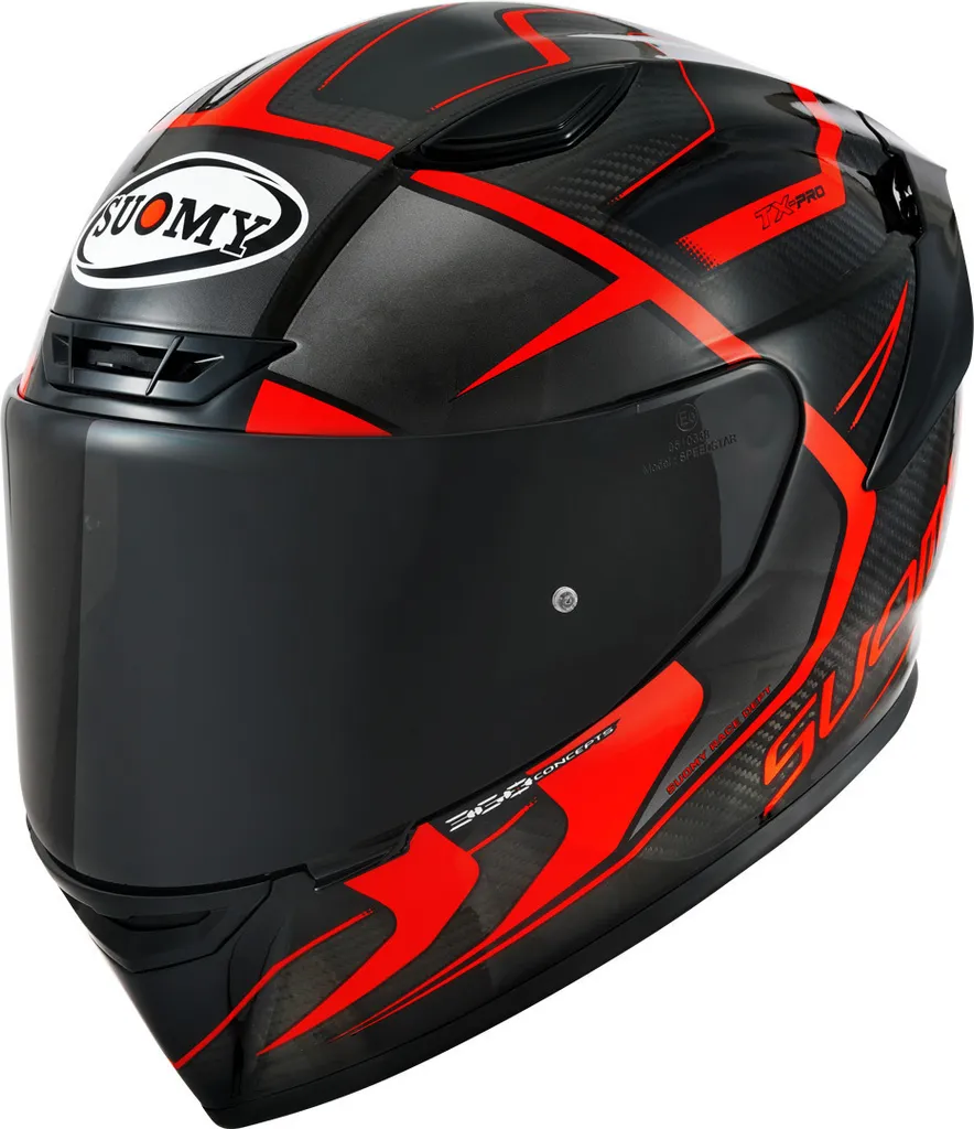 Casque Suomy TX-Pro léger en carbone avec visière Pinlock