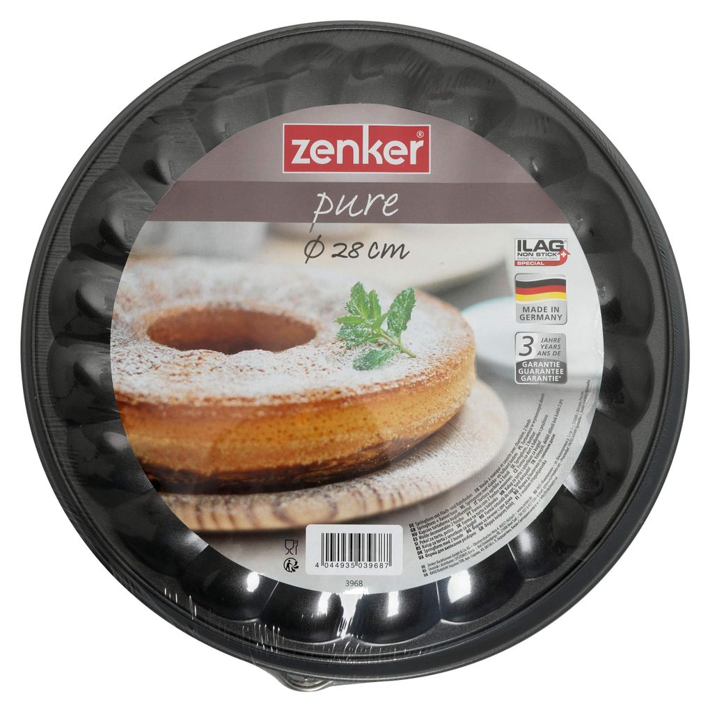 Zenker Springform mit Flach- und Rohrboden Ø 28 cm PURE, Produktbild 