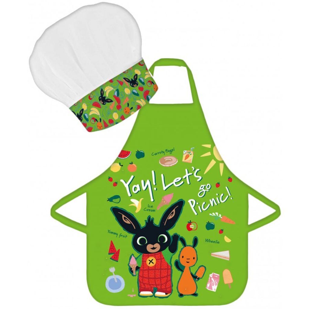 Kinderschürze mit Kochmütze Bing Produktbild 