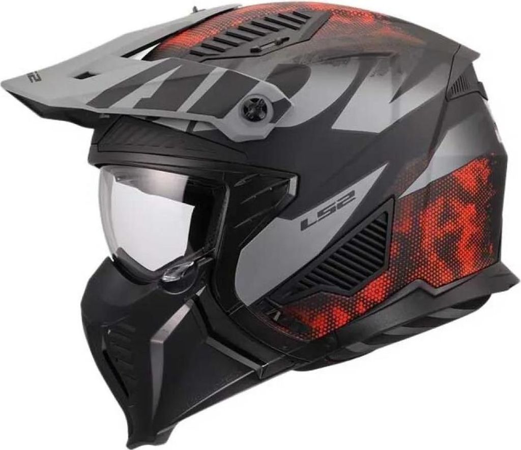 Ls2 Of606 Drifter Gas Ece 22.06 Klapphelm Grau M Grau M