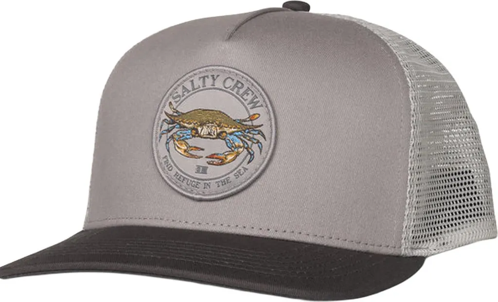 Casquette Jimmy Trucker Salty Crew en Coloris Quarry avec Snapback Réglable