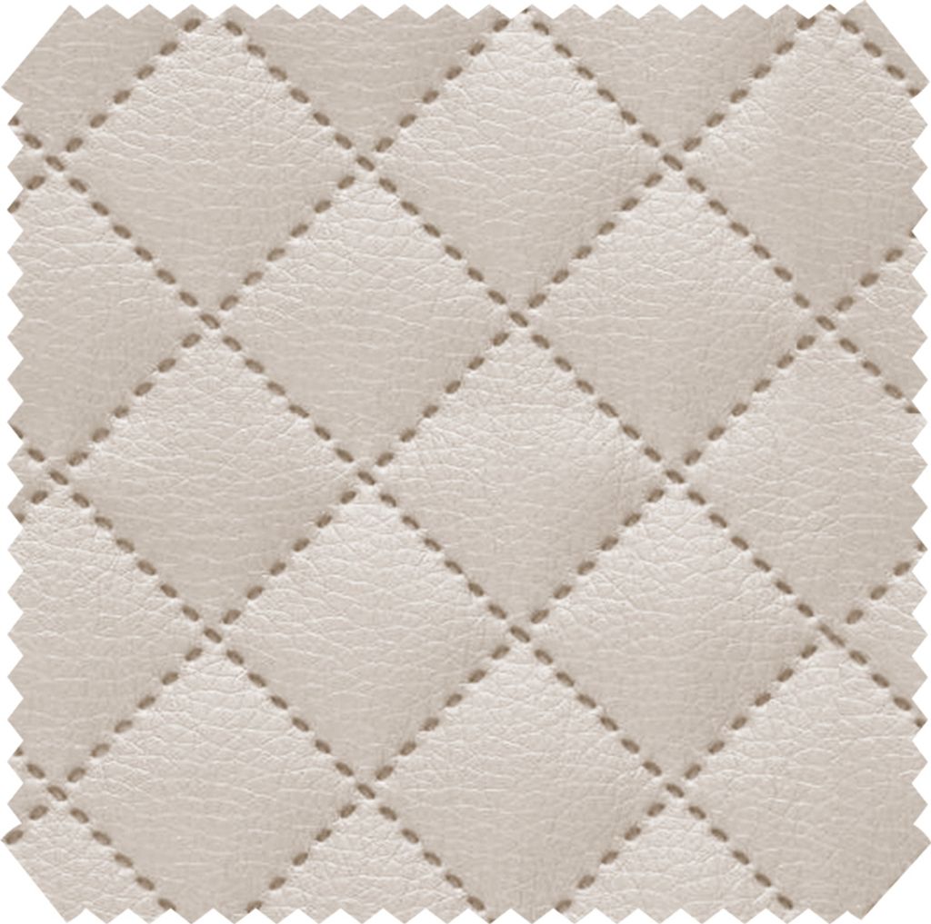 novely SOLTAU Kunstleder - 3-lagig gesteppter Möbelstoff - Kaschierter Volumen-Polsterstoff mit Karo-Muster - Pflegeleichte Meterware 1lfm - Far...