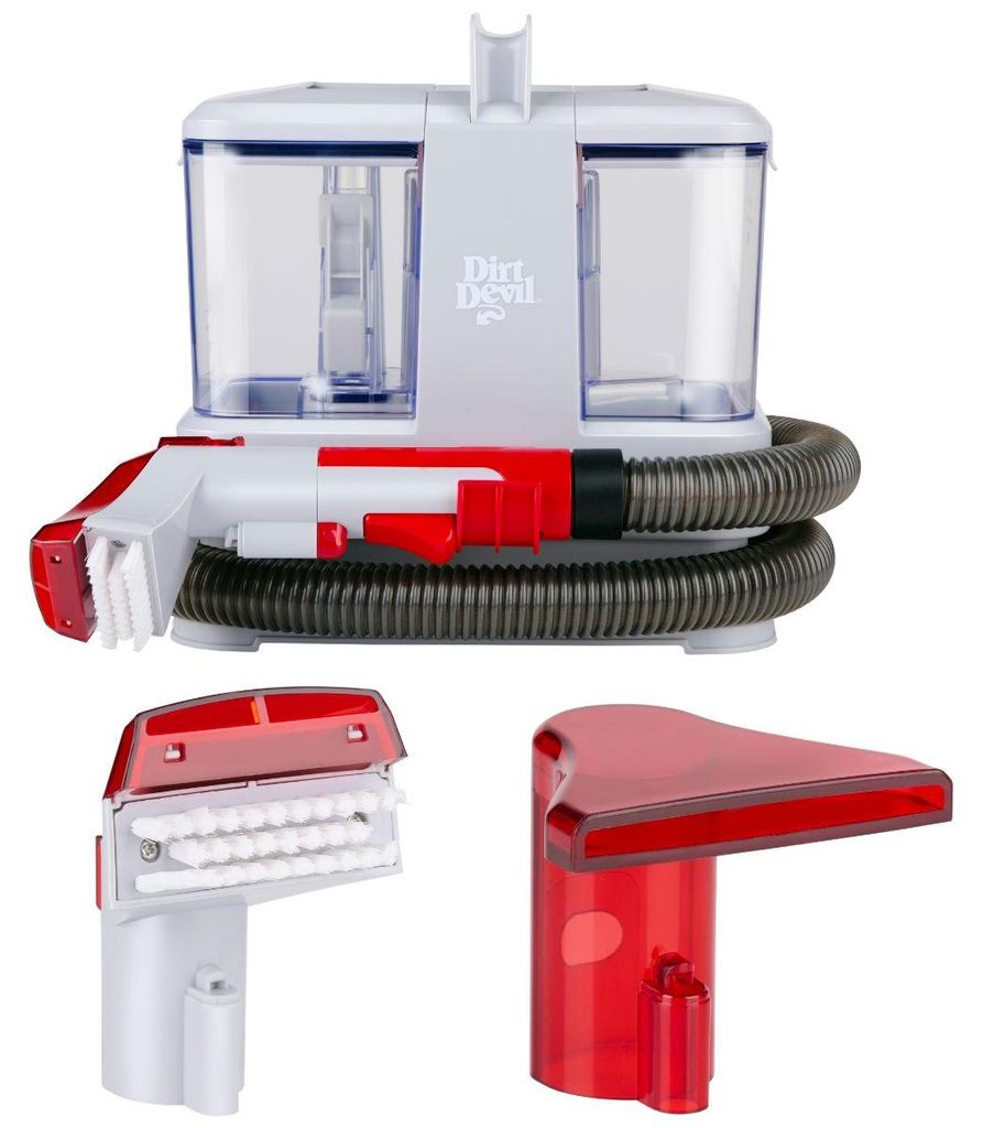 Dirt Devil Polsterreiniger Gerät DD1005 – Teppichreiniger mit Sprühfunktion für Sofa, Couch, Teppich, Textilien und Auto – 0,8L Wassertank ...