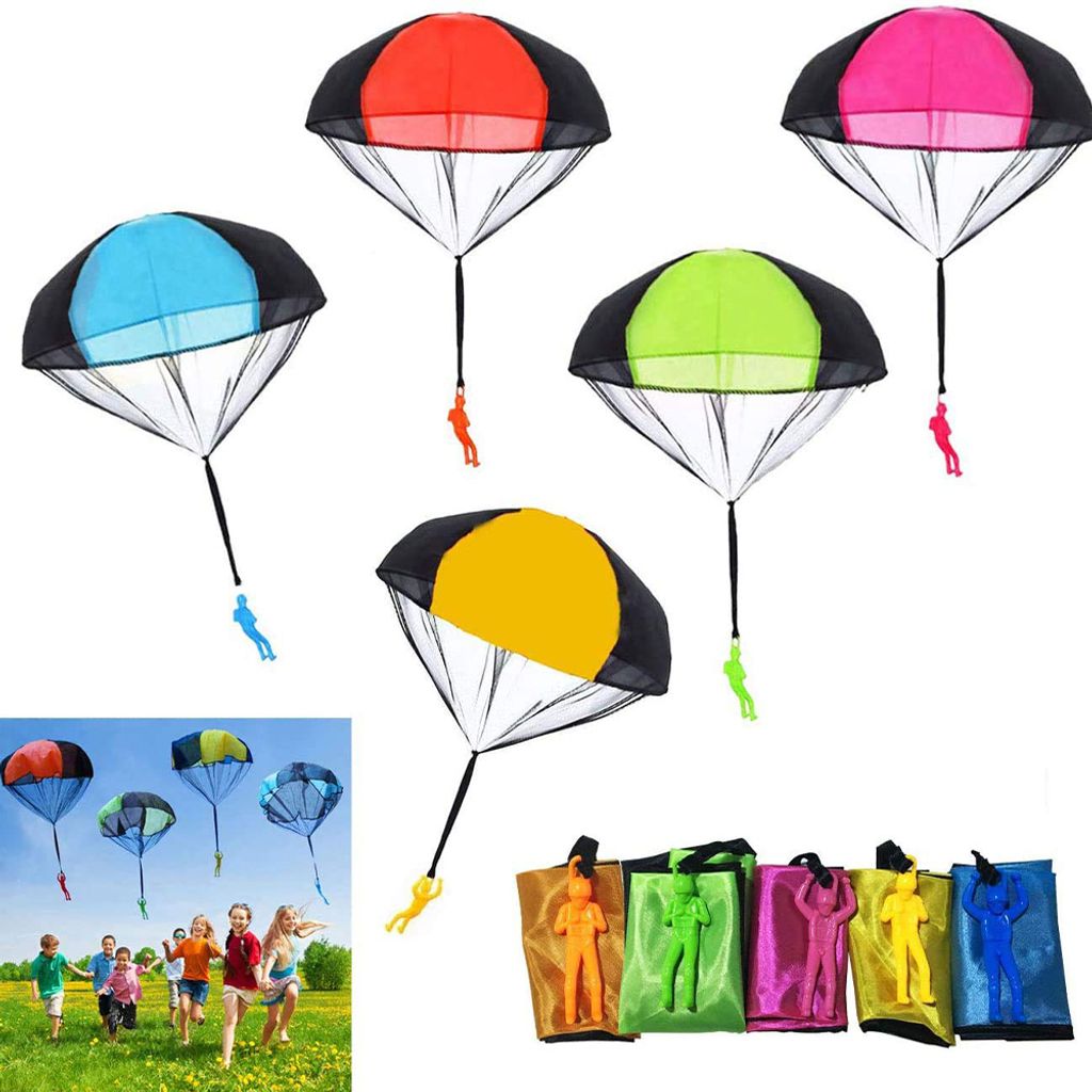 3 Stück Fallschirmspringer Outdoor Spielzeug für Kinder 