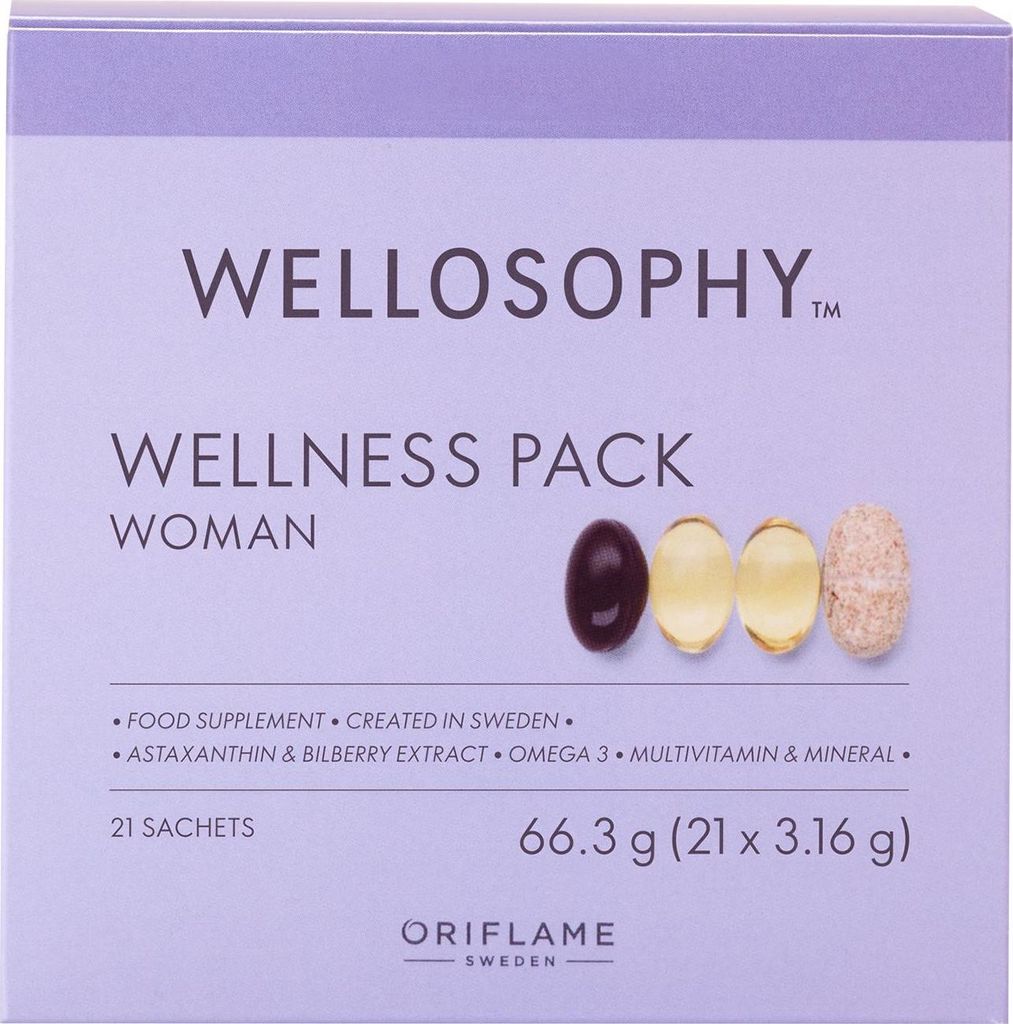 Oriflame WellnessPack Wellosophy per donne 21 pezzi. Immagine del prodotto 