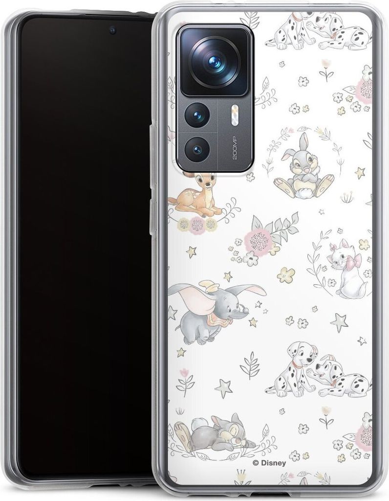 DeinDesign Handyhülle für Xiaomi 12T Pro 5G Silikon Hülle Case Smartphone Schutzhülle Bambi Disney Dumbo