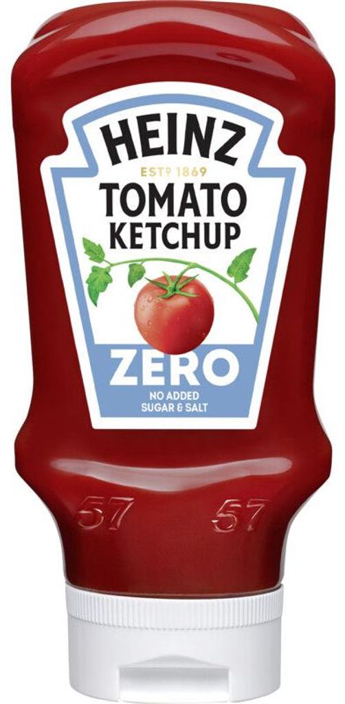 Heinz Tomato Ketchup Zero Zuckerzusatz 400 ml – kalorienarm Produktbild 