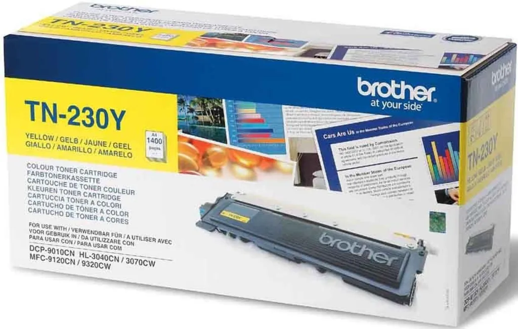 Toner Brother TN-230Y Giallo | Sicuro per la Casa e l'Ufficio