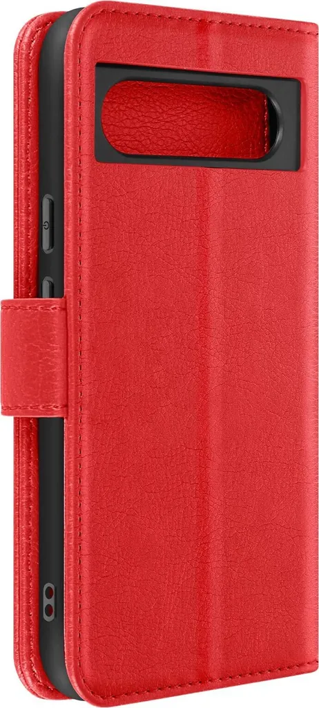Custodia Google Pixel 8a Rossa Avizar - Protezione Ecopelle con Stand