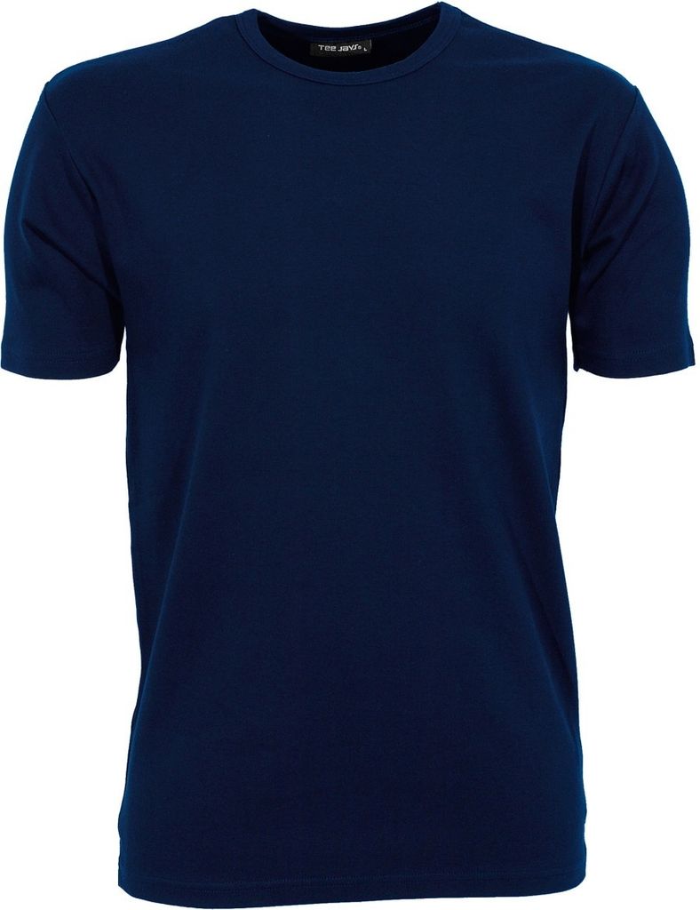 Tee Jays Herren Interlock T-Shirt, Rundhalsausschnitt, Kurzarm BC3311 (S) (Marineblau)