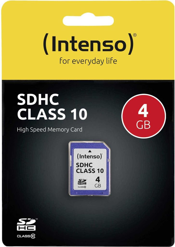 SDHC-kaart, 4 GB, Klasse 10 Productafbeelding 