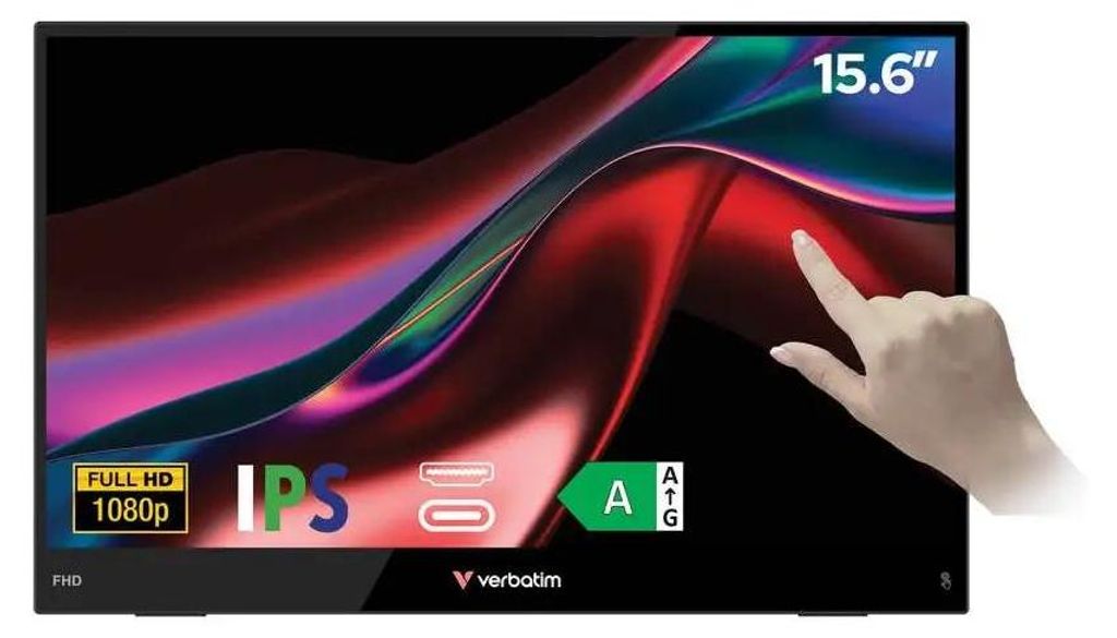 Verbatim Portable 15.6" FHD Touch Monitor LIGHT, 39,6 cm Obrázek produktu 