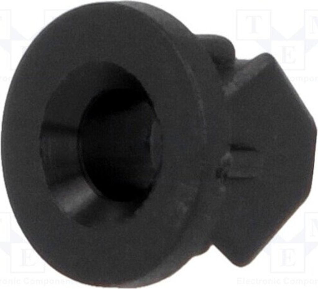 10x für LED 3mm schwarz UL94V-2 einteilig L: 6,5mm FIX-LED3-19 Fassungen
