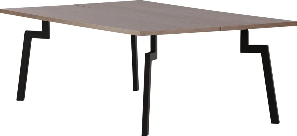 Bethan Table Basse Noyer au Design Scandinave et Structure Renforcée - 2