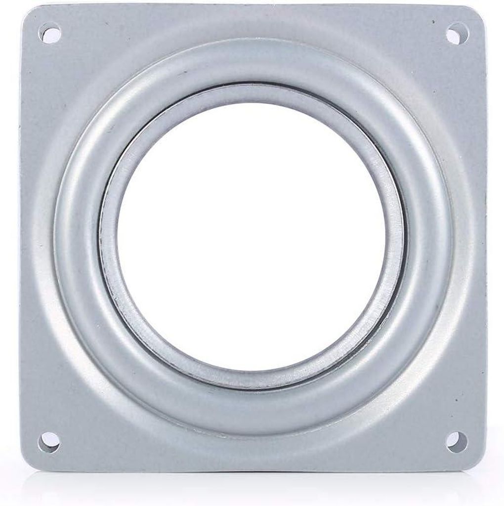 Drehteller, 4" quadratischer Drehteller aus Metall für TV-Drehtellerhalterung