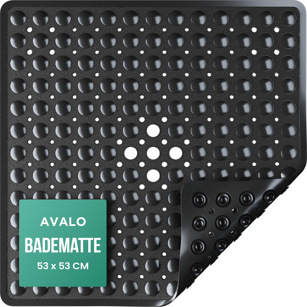 Strex Badewannenmatte rutschfest / Duschmatte - 53x53CM - Produktbild 