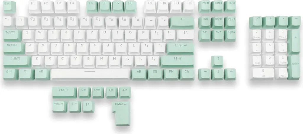 Touches de clavier gaming MOUNTAIN set de keycaps pour le jeu