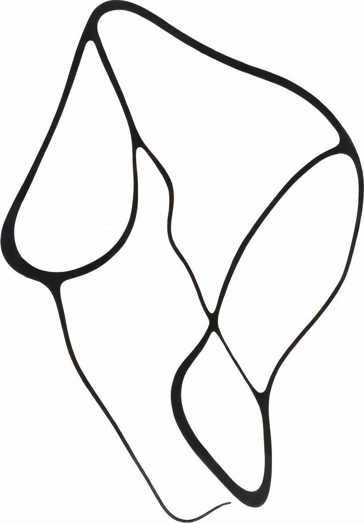 Plakat 70x100cm Kreśla 1 Minimalistisch, Innenräume Skandinavischer Stil, Boho